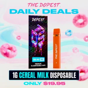 Daily Deal: Cereal Milk Hybrid THCA Vape Disposable