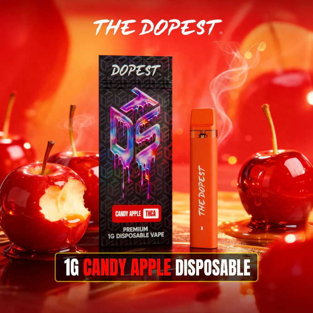 Candy Apple Sativa THCA Vape Disposable